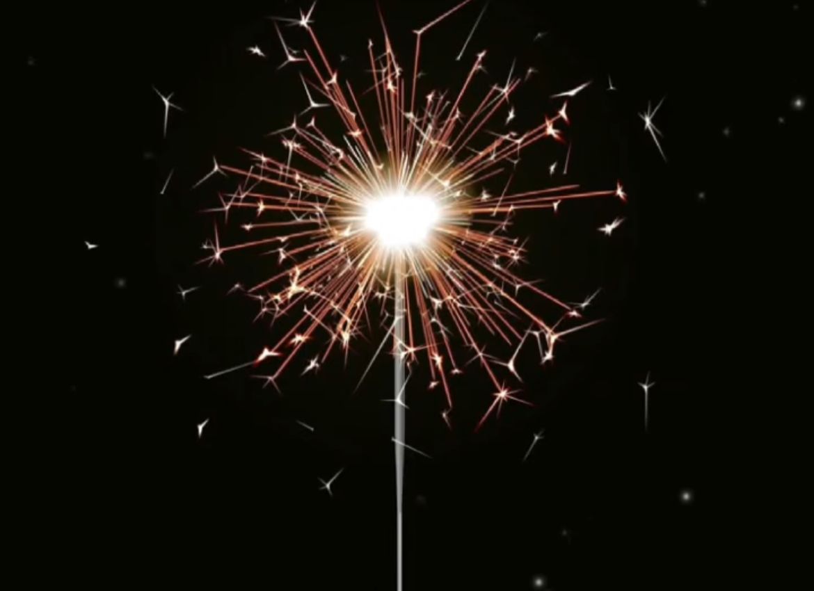 Exemplo de vela de brinde