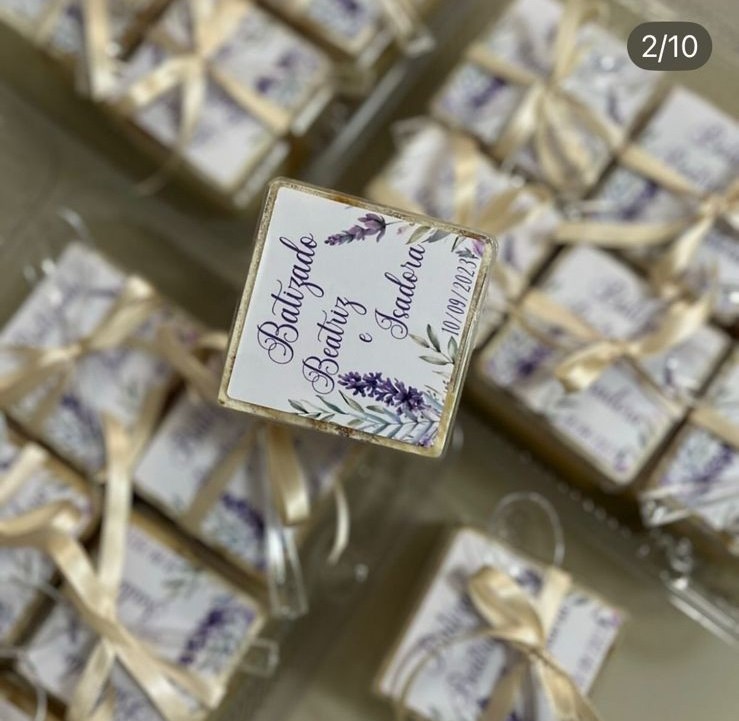 Bolo no pote para batizado, design 1