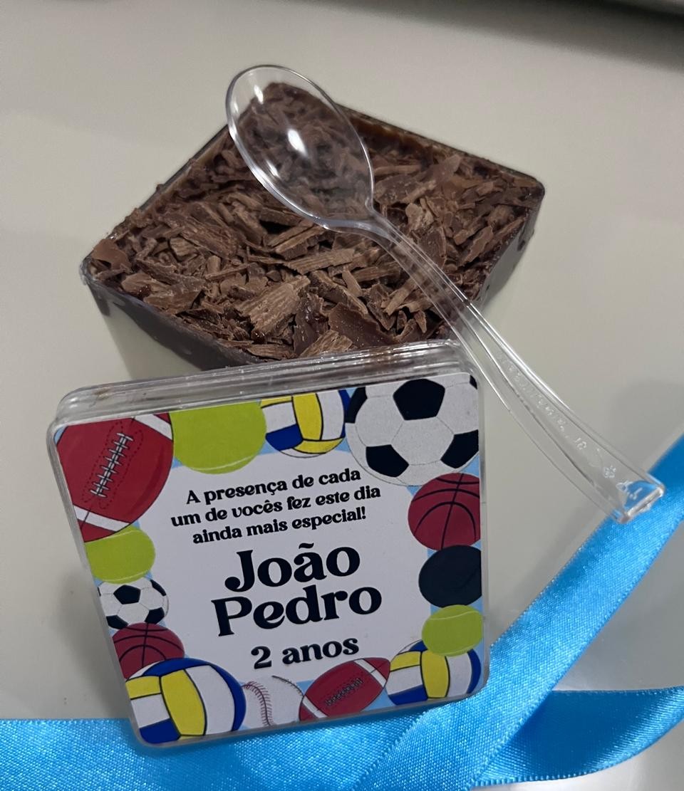 Bolo no pote como lembrancinha