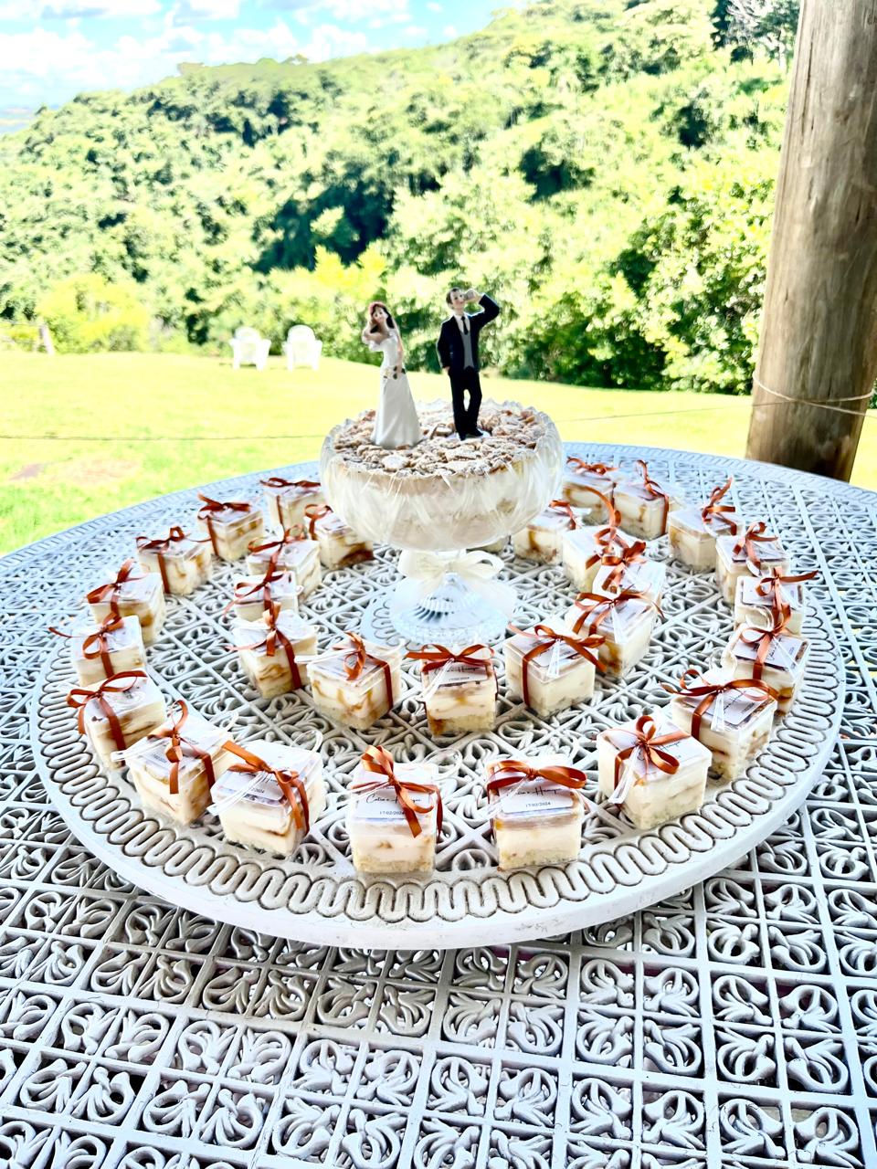 Bolo no pote para casamento